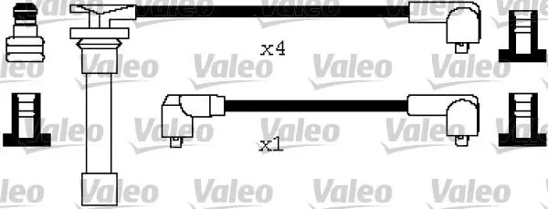 Handler.Part Ignition cable kit Valeo 346626 1