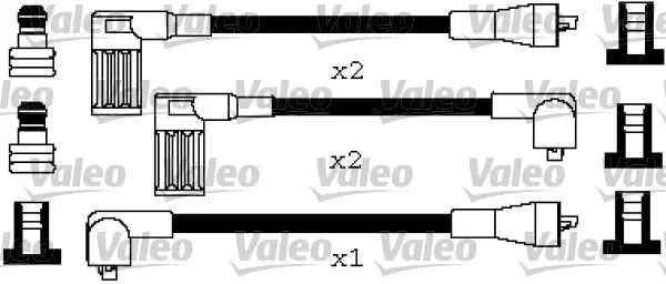 Handler.Part Ignition cable kit Valeo 346616 1