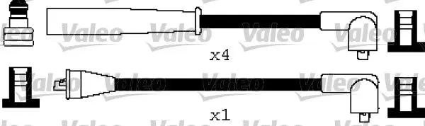 Handler.Part Ignition cable kit Valeo 346603 1