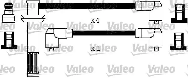 Handler.Part Ignition cable kit Valeo 346531 1