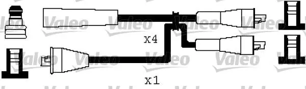 Handler.Part Ignition cable kit Valeo 346503 1