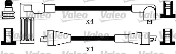 Handler.Part Ignition cable kit Valeo 346500 1