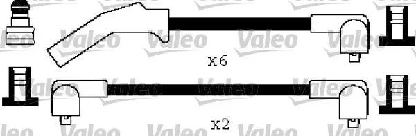 Handler.Part Ignition cable kit Valeo 346483 1