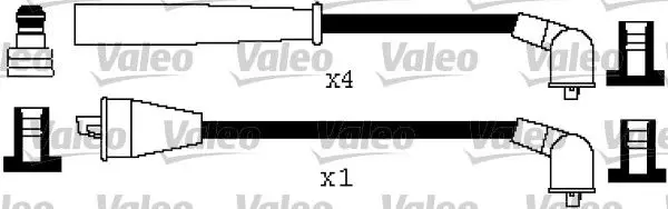 Handler.Part Ignition cable kit Valeo 346477 1