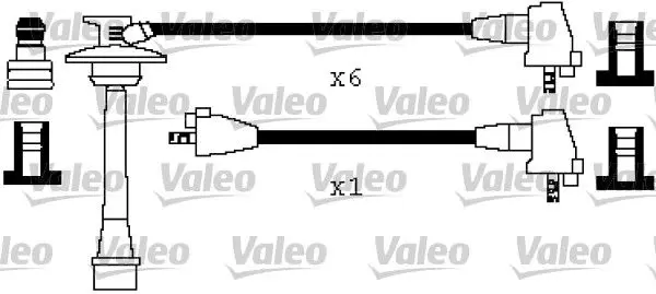 Handler.Part Ignition cable kit Valeo 346450 1