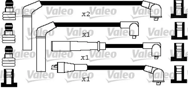 Handler.Part Ignition cable kit Valeo 346442 1