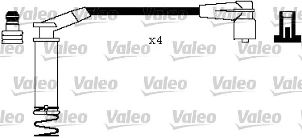 Handler.Part Ignition cable kit Valeo 346405 1