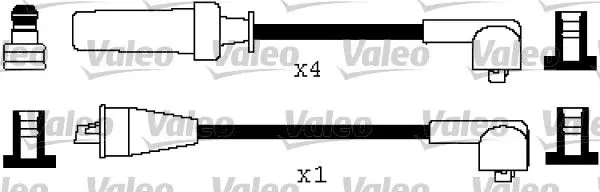 Handler.Part Ignition cable kit Valeo 346399 1