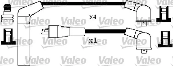 Handler.Part Ignition cable kit Valeo 346353 1