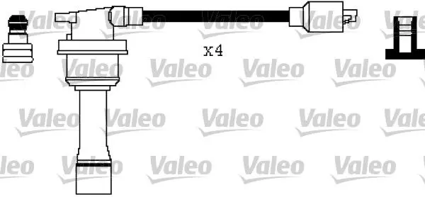 Handler.Part Ignition cable kit Valeo 346348 1