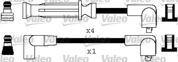 Handler.Part Ignition cable kit Valeo 346345 1