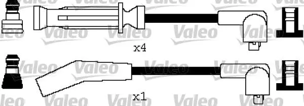 Handler.Part Ignition cable kit Valeo 346323 1