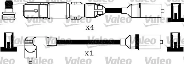 Handler.Part Ignition cable kit Valeo 346317 1