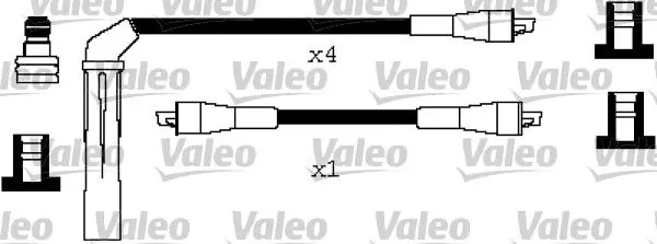 Handler.Part Ignition cable kit Valeo 346310 1