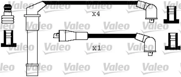 Handler.Part Ignition cable kit Valeo 346302 1