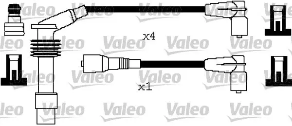 Handler.Part Ignition cable kit Valeo 346291 1