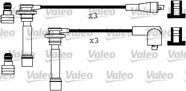 Handler.Part Ignition cable kit Valeo 346275 1