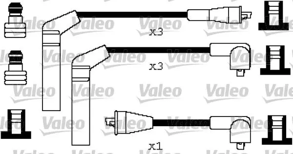 Handler.Part Ignition cable kit Valeo 346255 1