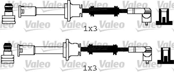 Handler.Part Ignition cable kit Valeo 346245 1