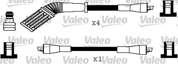 Handler.Part Ignition cable kit Valeo 346243 1