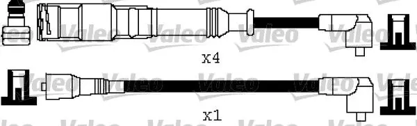 Handler.Part Ignition cable kit Valeo 346217 1