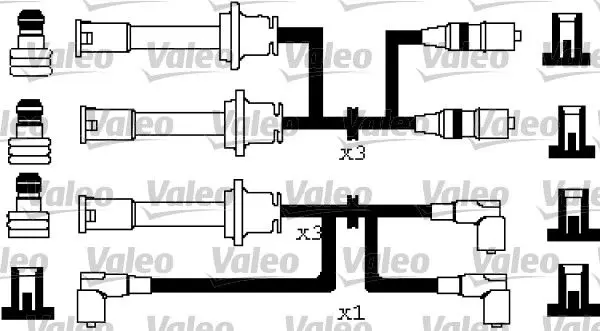 Handler.Part Ignition cable kit Valeo 346214 1