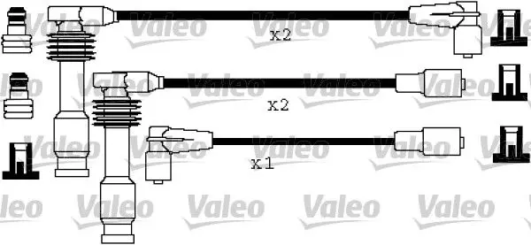 Handler.Part Ignition cable kit Valeo 346193 1