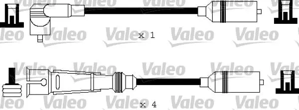 Handler.Part Ignition cable kit Valeo 346179 1