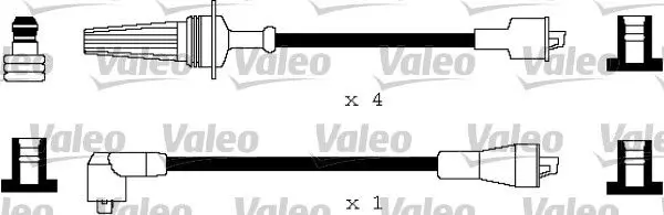 Handler.Part Ignition cable kit Valeo 346134 1