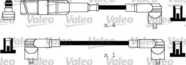 Handler.Part Ignition cable kit Valeo 346118 1