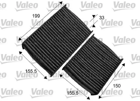 Handler.Part Filter, interior air Valeo 715557 1