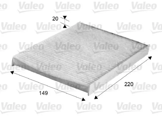 Handler.Part Filter, interior air Valeo 716047 1