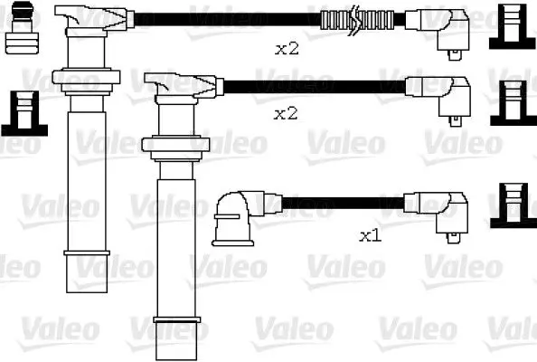 Handler.Part Ignition cable kit Valeo 346077 1