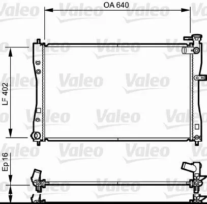 Handler.Part Radiator, engine cooling Valeo 735057 1