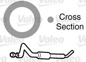 Handler.Part Seal, coolant tube Valeo 509141 1