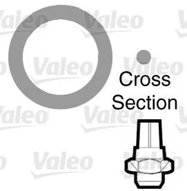 Handler.Part Seal, coolant tube Valeo 509142 1