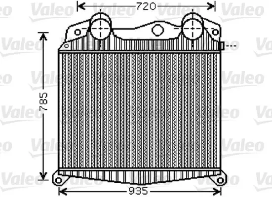 Handler.Part Intercooler, charger Valeo 818742 1