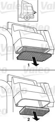 Handler.Part Filter, interior air Valeo 716038 1