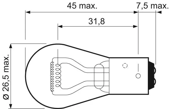 Handler.Part Bulb, fog-/taillight Valeo 032205 2