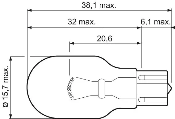 Handler.Part Bulb, auxiliary stop light Valeo 032215 2