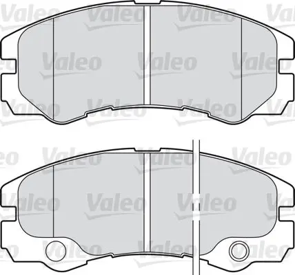 Handler.Part Brake pad set, disc brake Valeo 598460 1