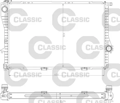 Handler.Part Radiator, engine cooling Valeo 234277 1