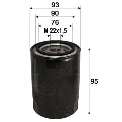 Handler.Part Oil filter Valeo 586006 1