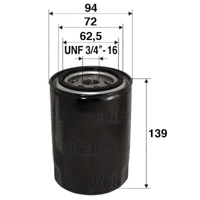 Handler.Part Oil filter Valeo 586015 1