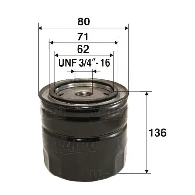 Handler.Part Oil filter Valeo 586018 1