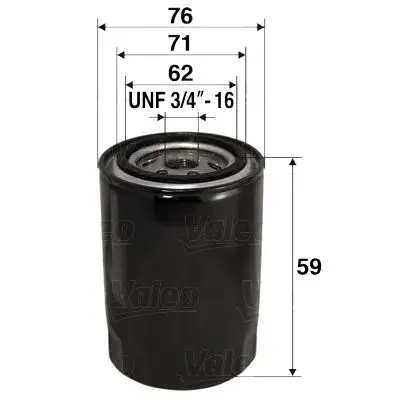 Handler.Part Oil filter Valeo 586065 1