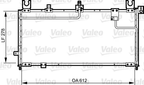 Handler.Part Condenser, air conditioning Valeo 814253 1