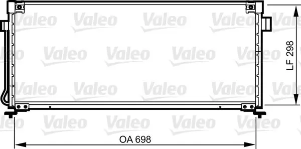 Handler.Part Condenser, air conditioning Valeo 814259 1