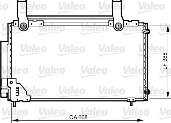 Handler.Part Condenser, air conditioning Valeo 814267 1