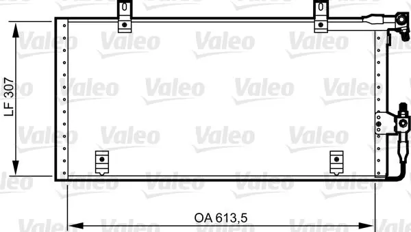 Handler.Part Condenser, air conditioning Valeo 814291 1